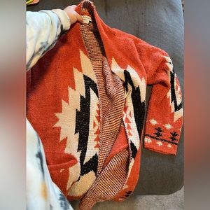 Davi and Dani Aztec sweater brand new